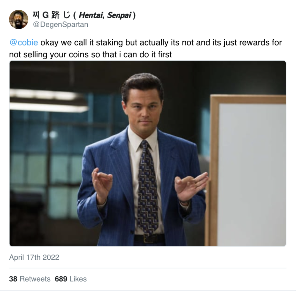 Staking 之死：为什么质押机制不适合ApeCoin？ - Foresight News