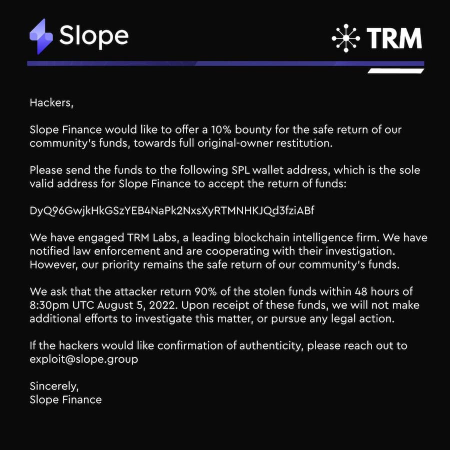 Solana 公链大规模盗币事件损失800 万美元- Foresight News