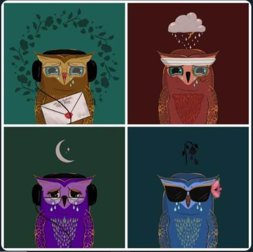 Derivative example: Mournbirds