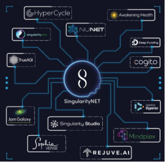 图 2 SingularityNET 生态概览