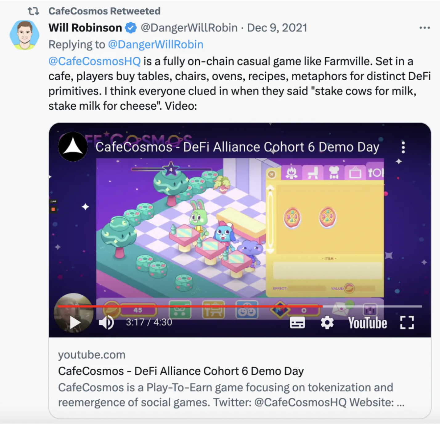 Why did Cafe Cosmos choose StarkNet and Cairo? - Foresight News