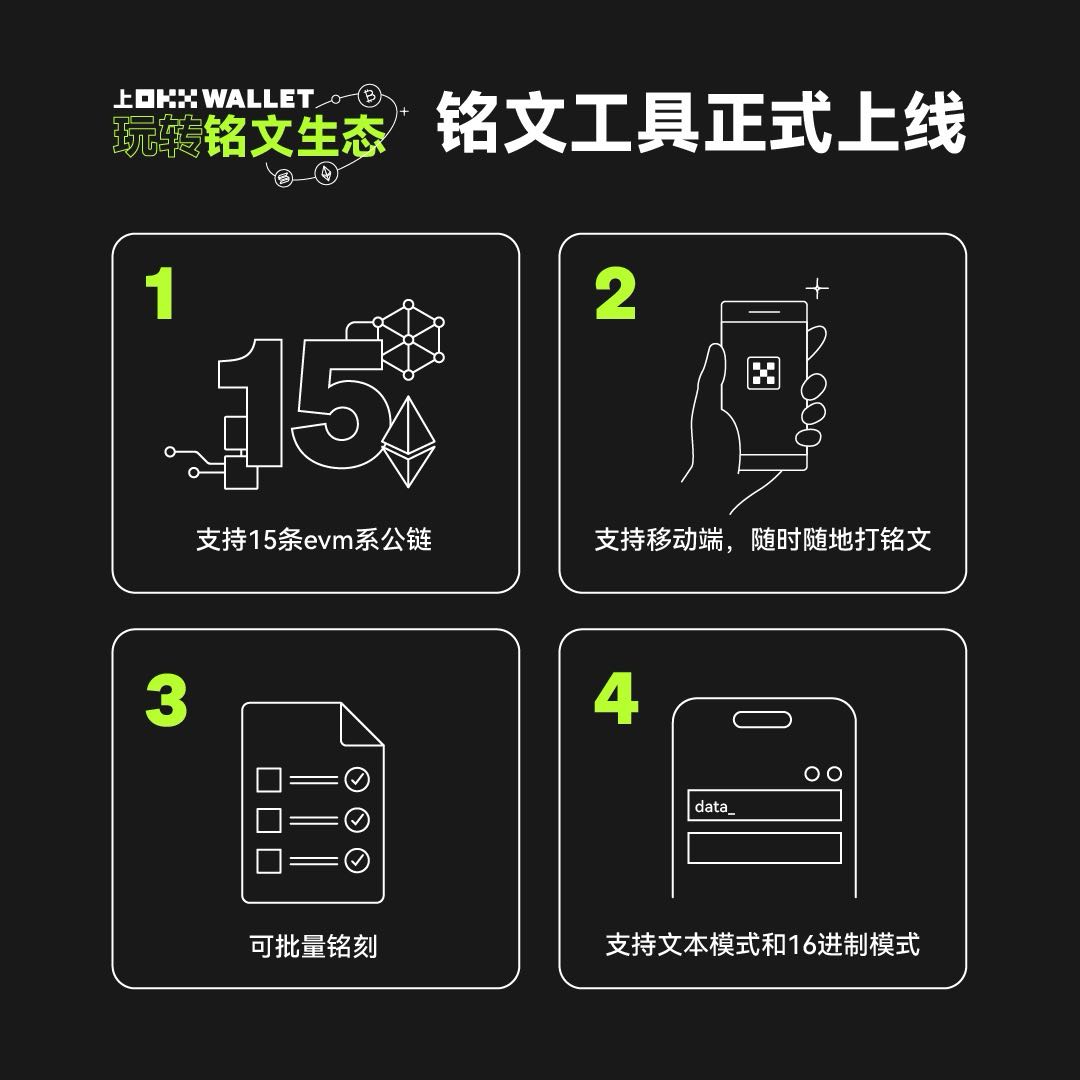 OKX Web3 钱包上线铭文工具，已支持15 条EVM 公链- Foresight News