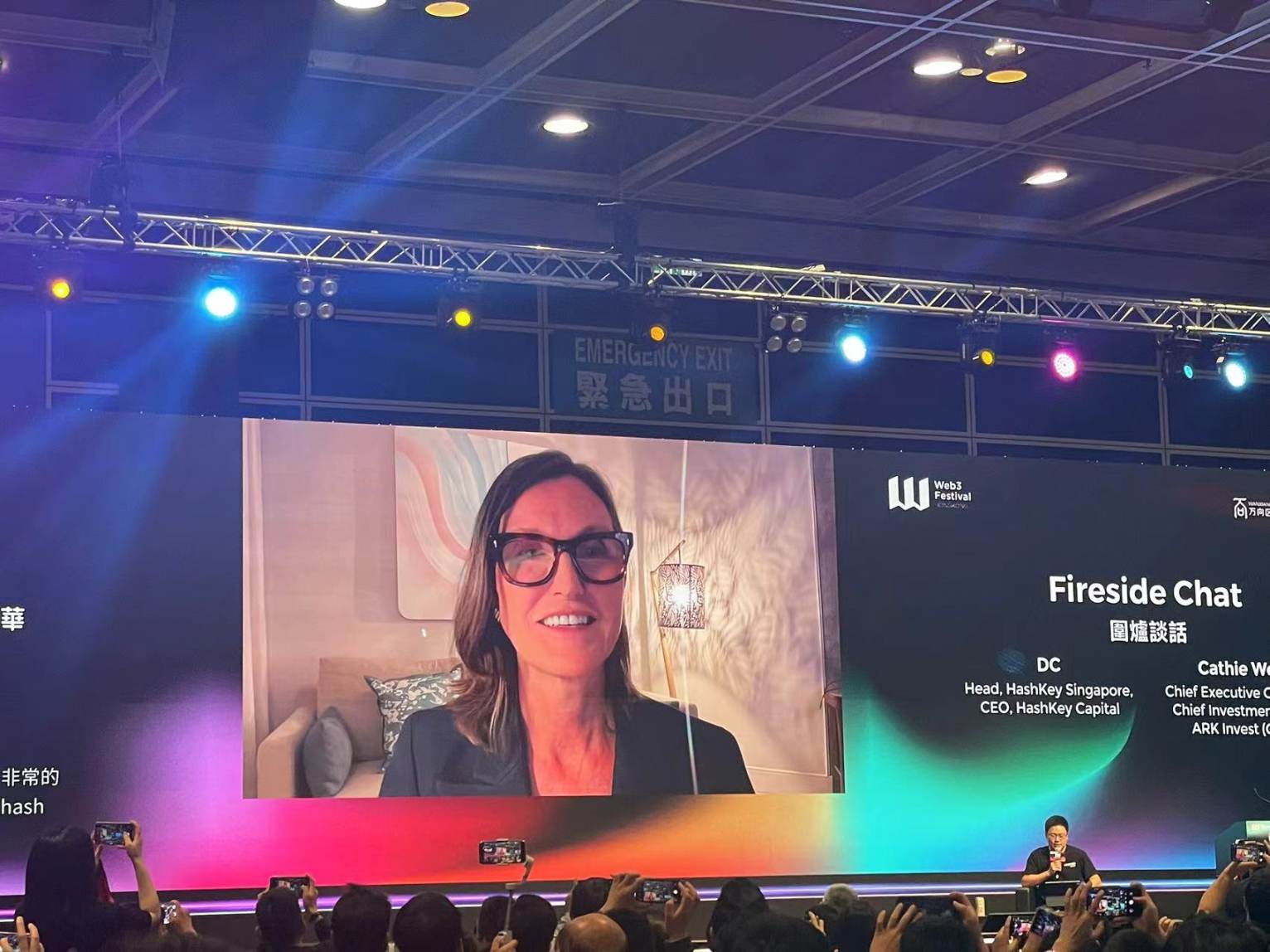 Web3 嘉年华」围炉谈话：「木头姐」对比特币、AI、加密ETF 等怎么看？ - Foresight News