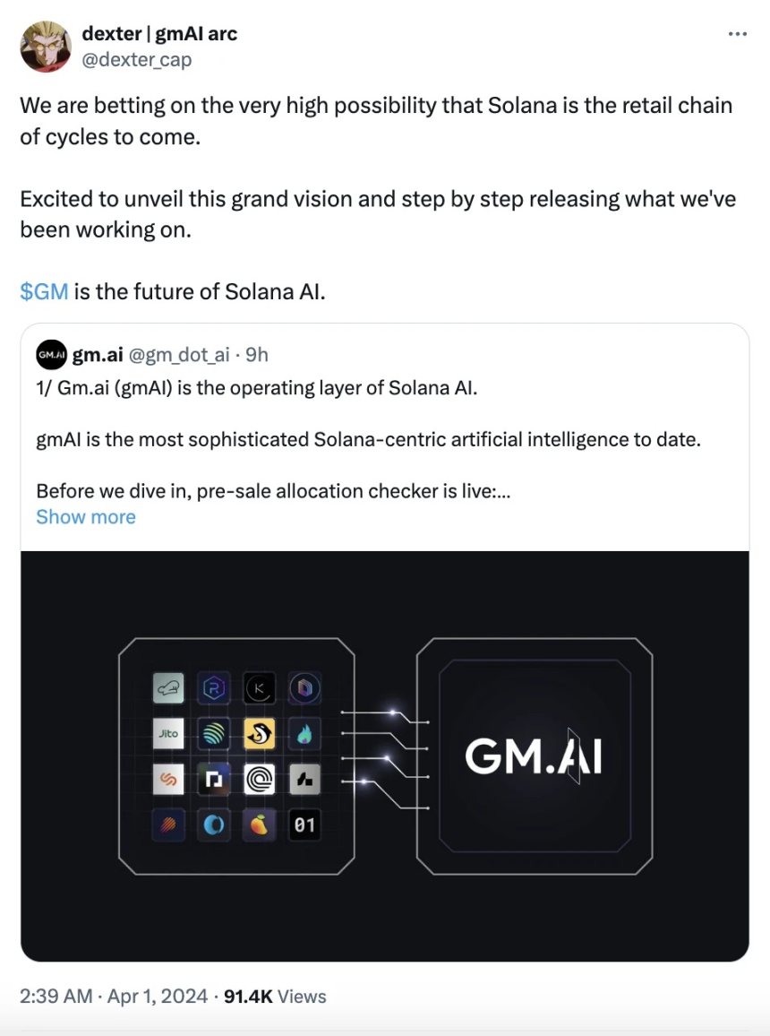 从「跑路」中归来：一文读懂gm.ai 的Solana 生态野望- Foresight News