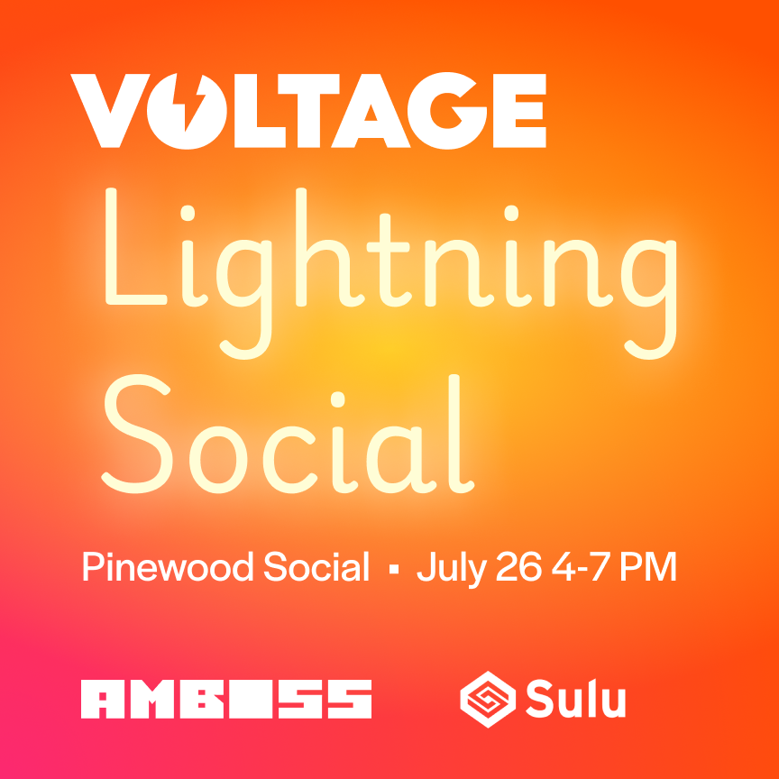 Voltage Lightning Social (ft. Amboss and Sulu)