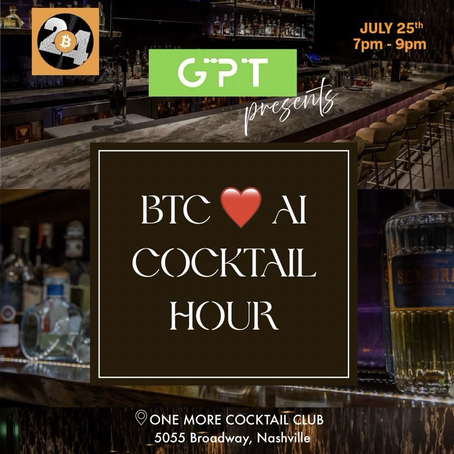 GPT Protocol presents BTC ❤️ AI Cocktail Hour