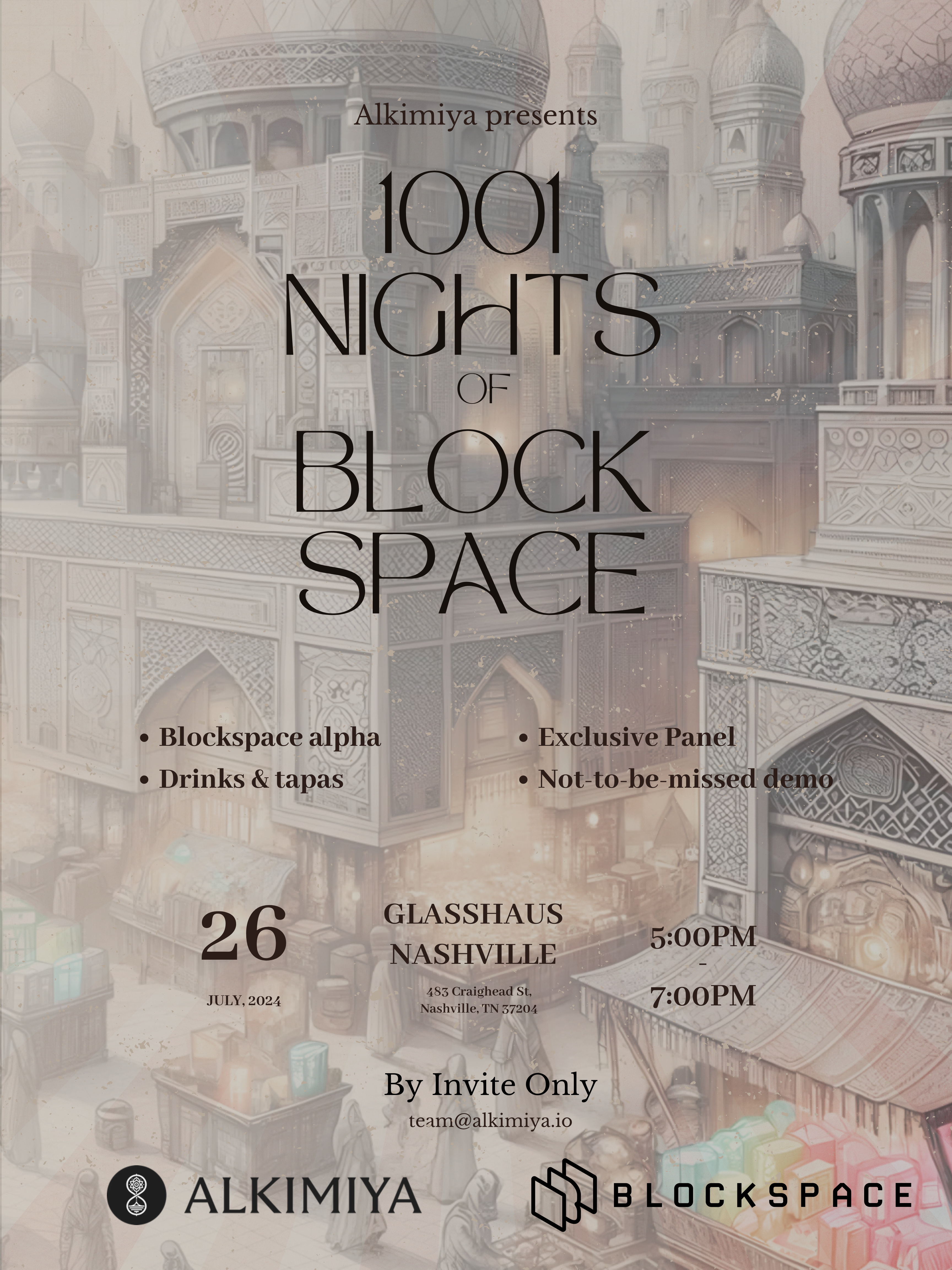 1001 Nights of Block Space | Presented by Alkimiya & Blockspace Media