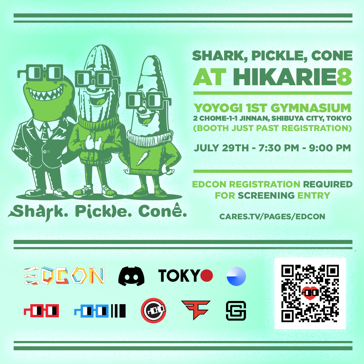 SHARK, PICKLE, CONE – TOKYO PREMIERE @ SHIBUYA HIKARIE 8