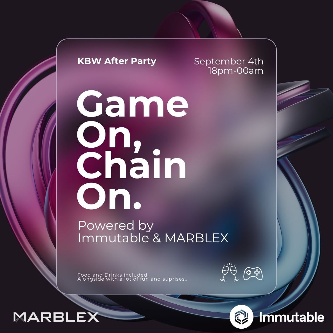 ✨Game On, Chain On: Immutable & MARBLEX Ignite Korea🎮