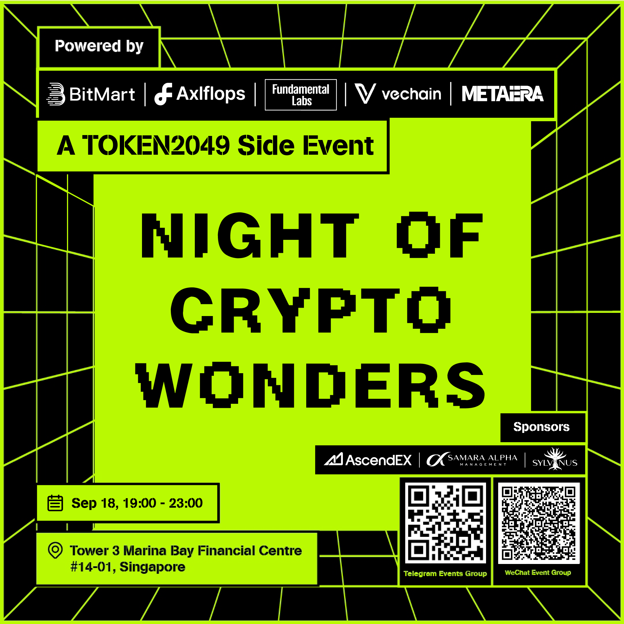 Night of Crypto Wonders: A TOKEN2049 Side Event