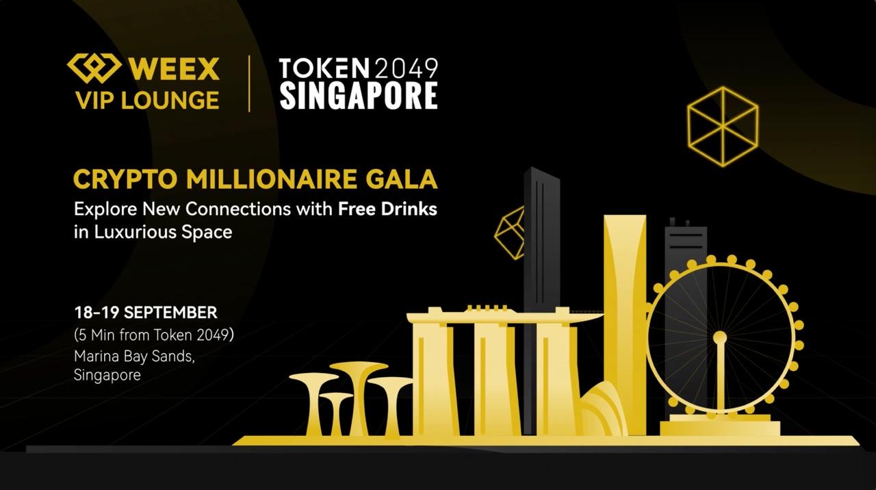 Crypto Millionaire Gala: WEEX VIP Lounge @Token2049 Day1