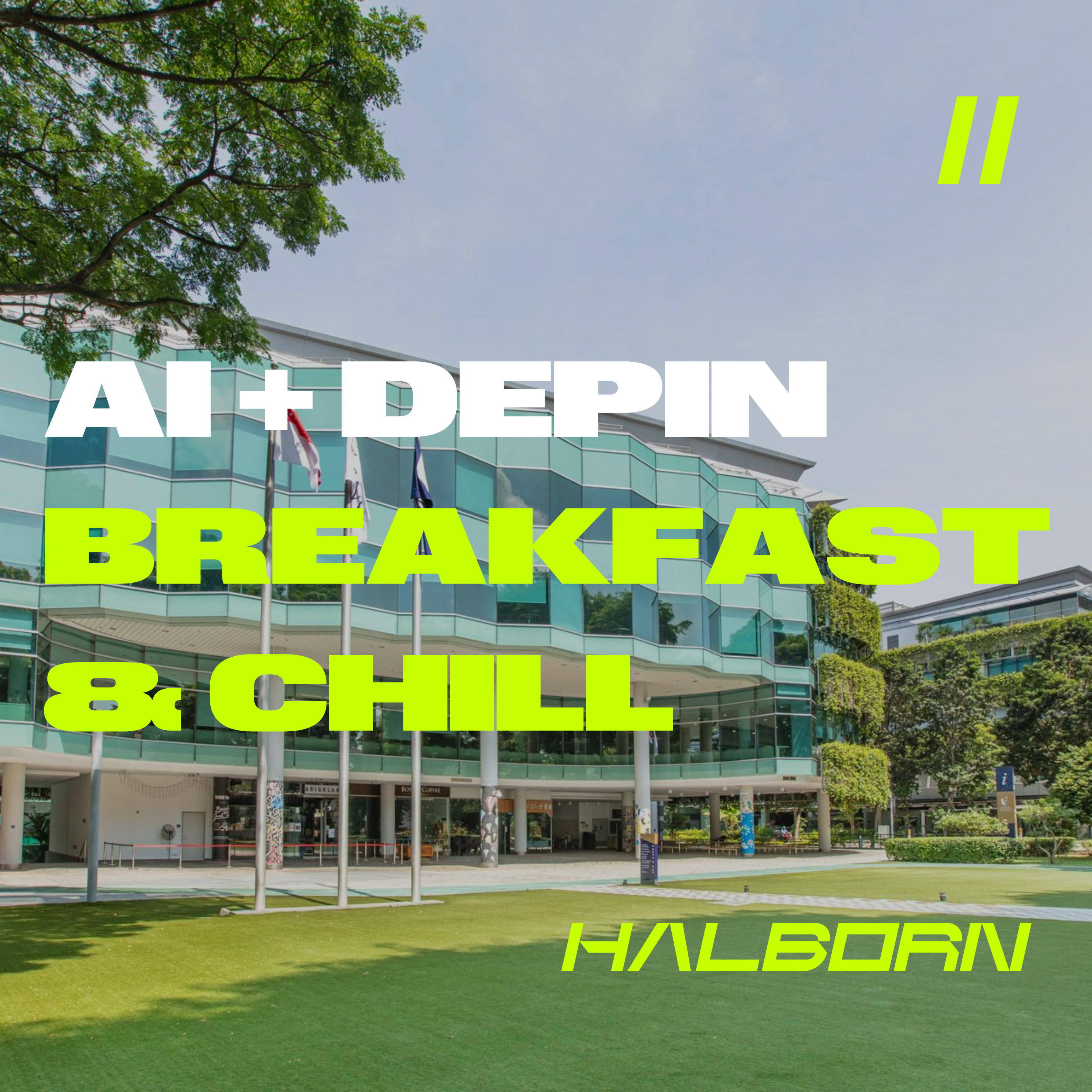 AI + DePIN Breakfast & Chill w/ Halborn and io.net