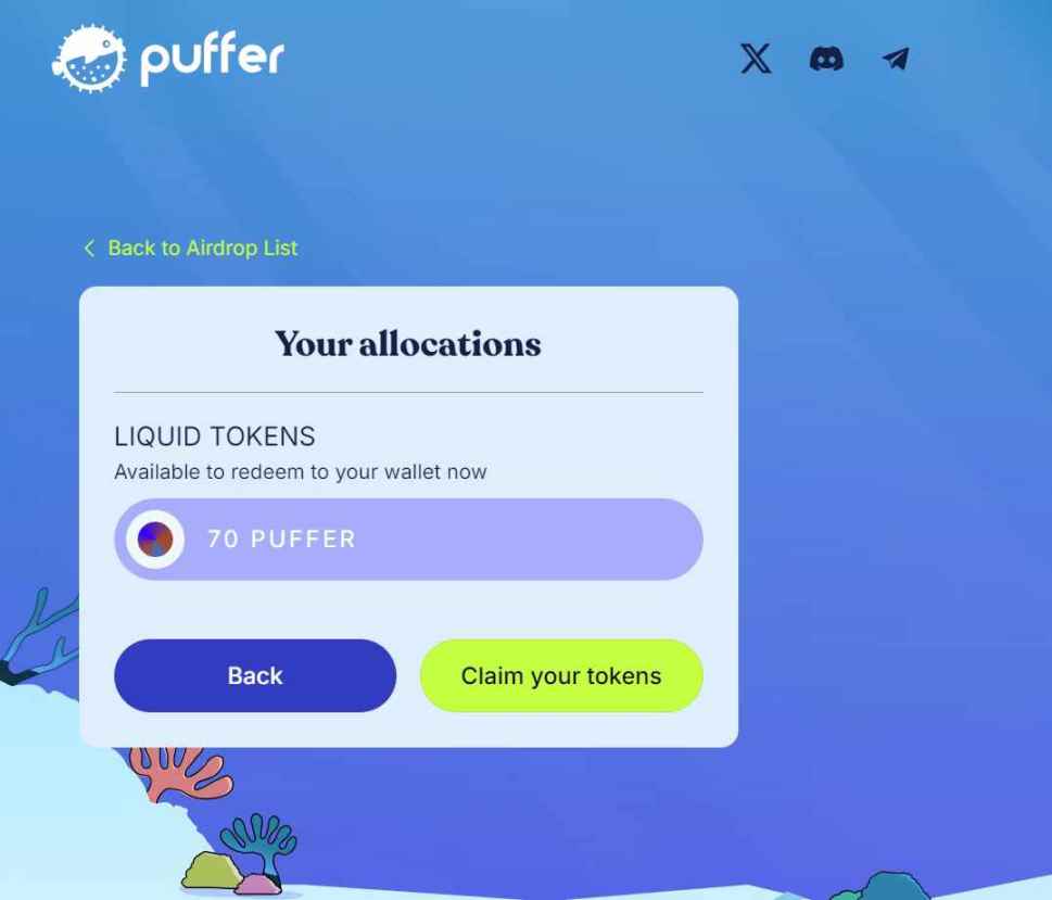 puffer 空投收益寥寥