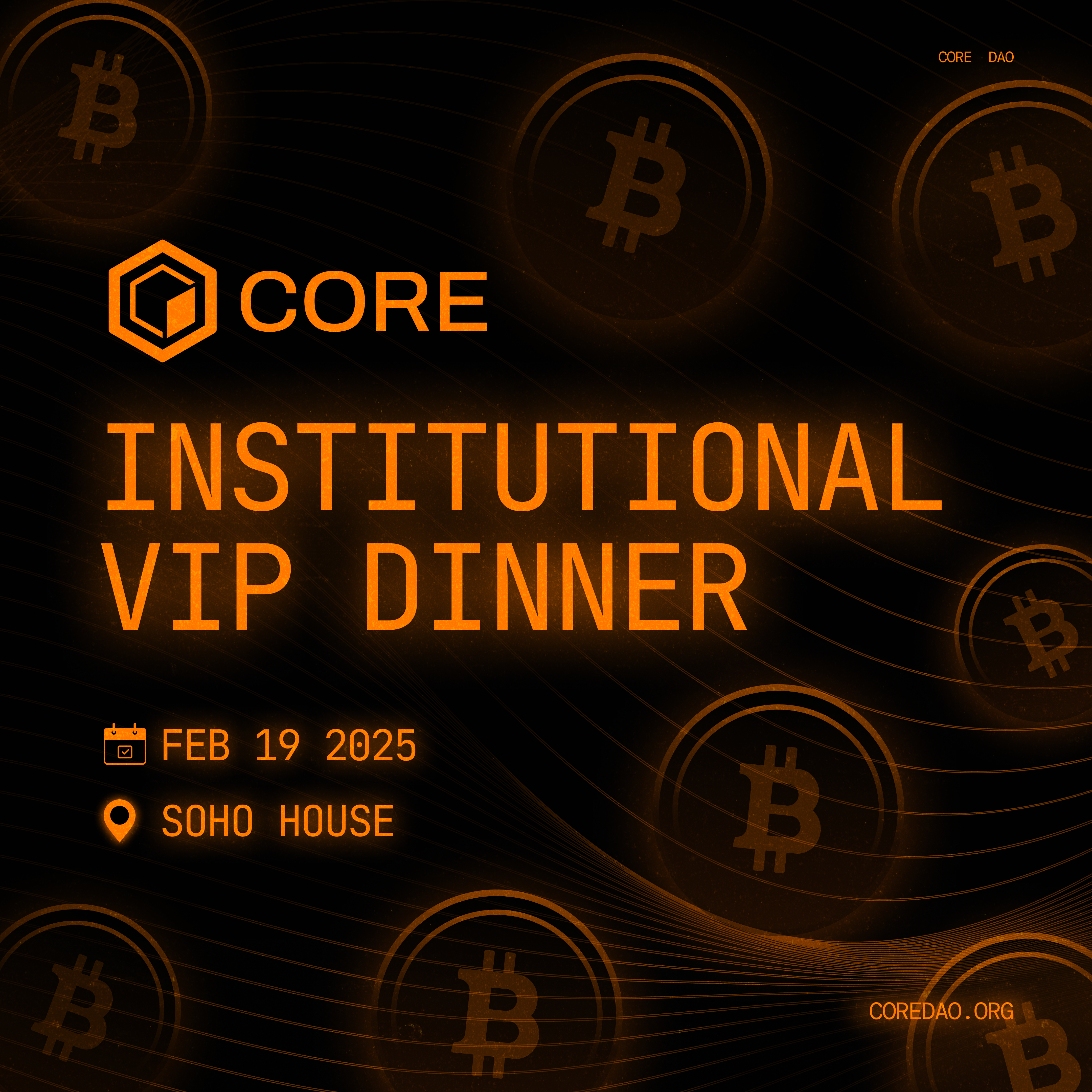 Consensus HK Institutions VIP Dinner - Hosted by Core Foundation (Invited Only)