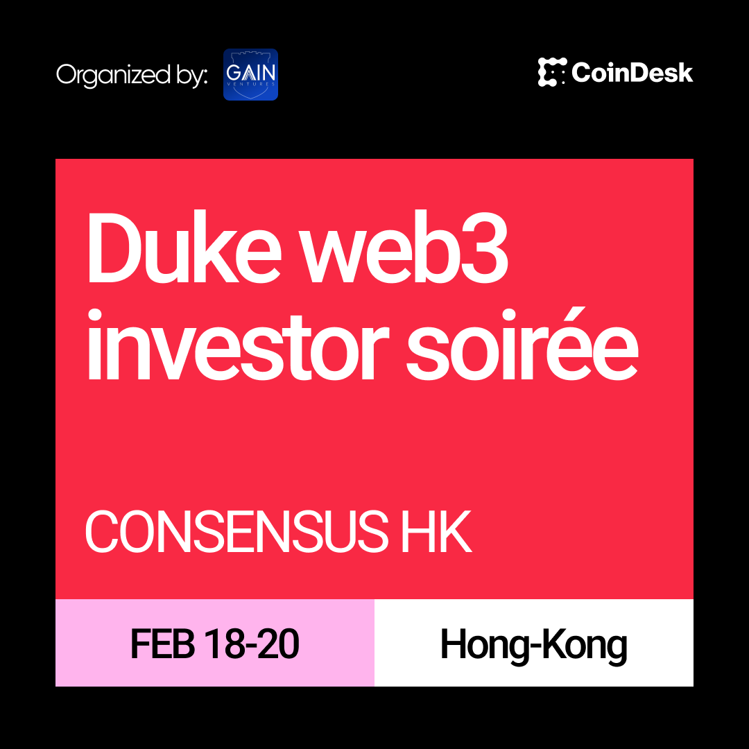 Web3 Investor Soirée by Ga^3in Ventures CONSENSUS Hong Kong