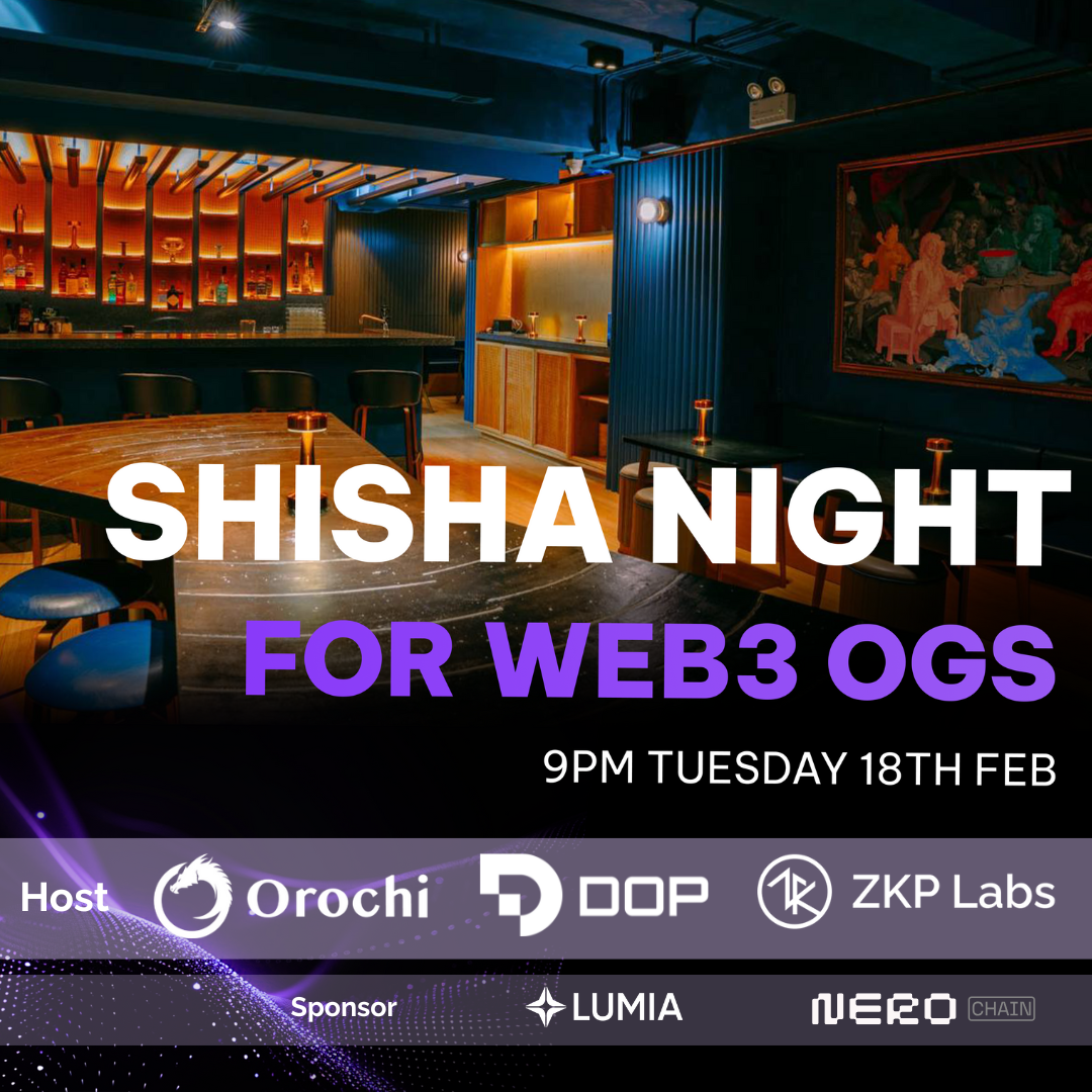 Shisha Night! For Web3 OGs.