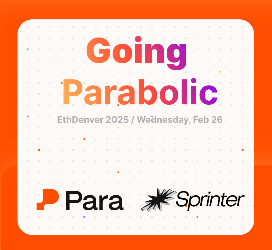 Going Parabolic w/ Sprinter and Para