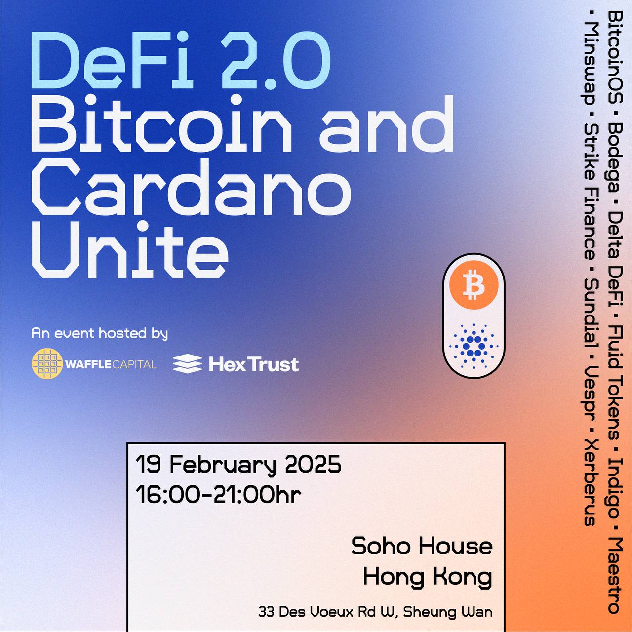 DeFi 2.0 - Bitcoin and Cardano Unite