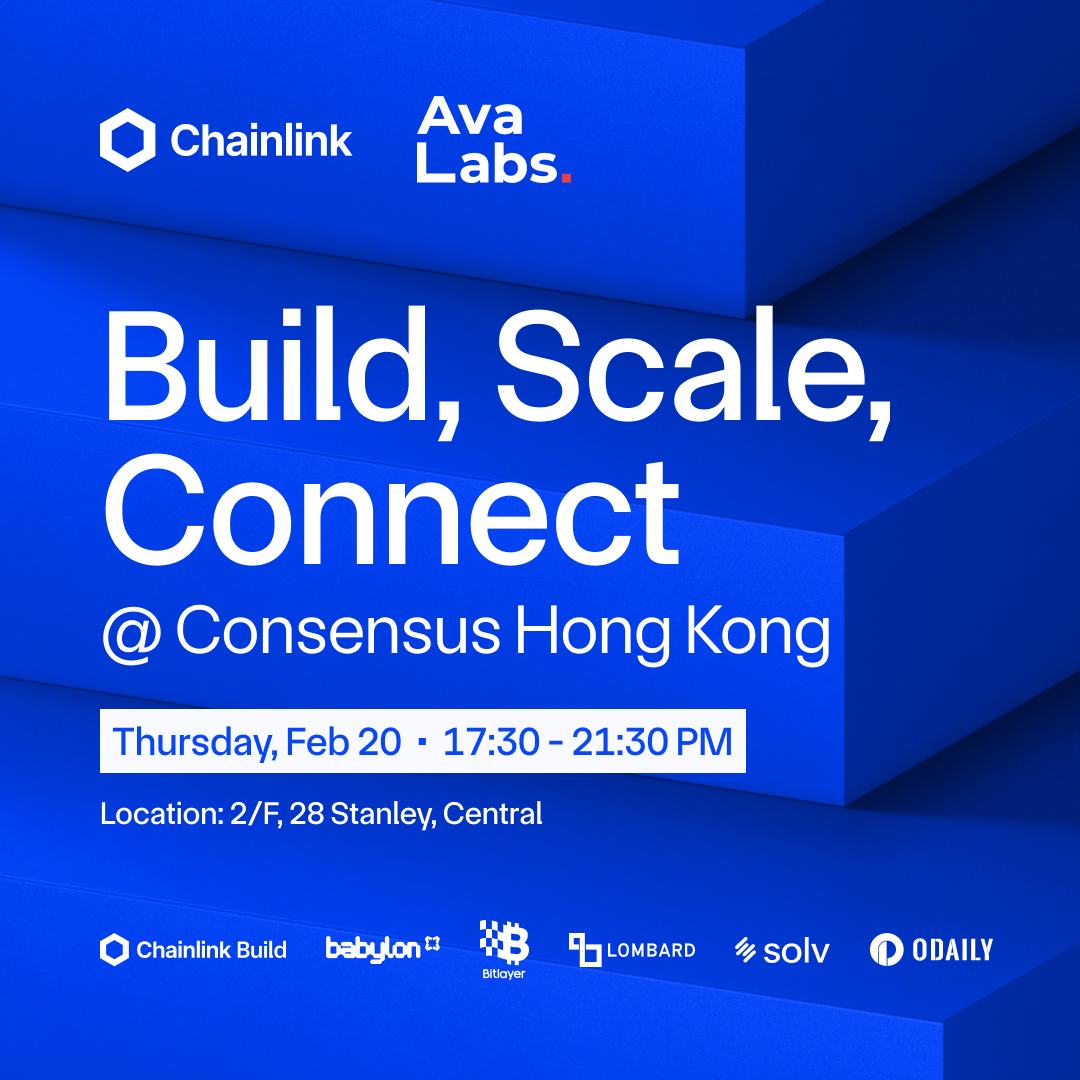 Build, Scale, Connect @Consensus Hong Kong