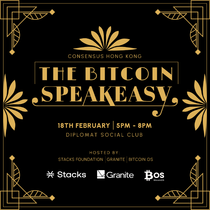 The Bitcoin Speakeasy | Hong Kong Consensus