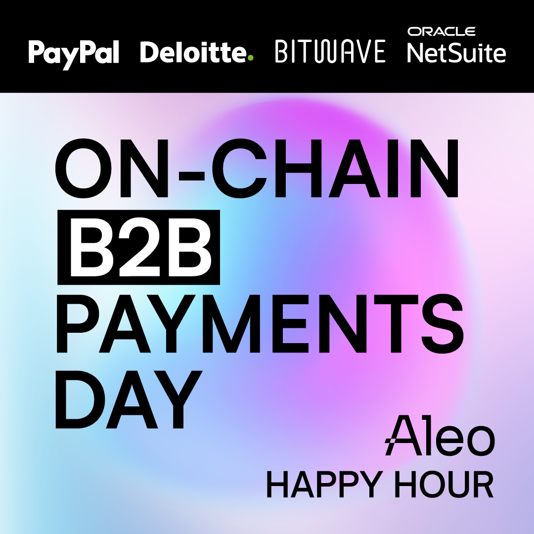 On-Chain B2B Payments Day: Happy Hour