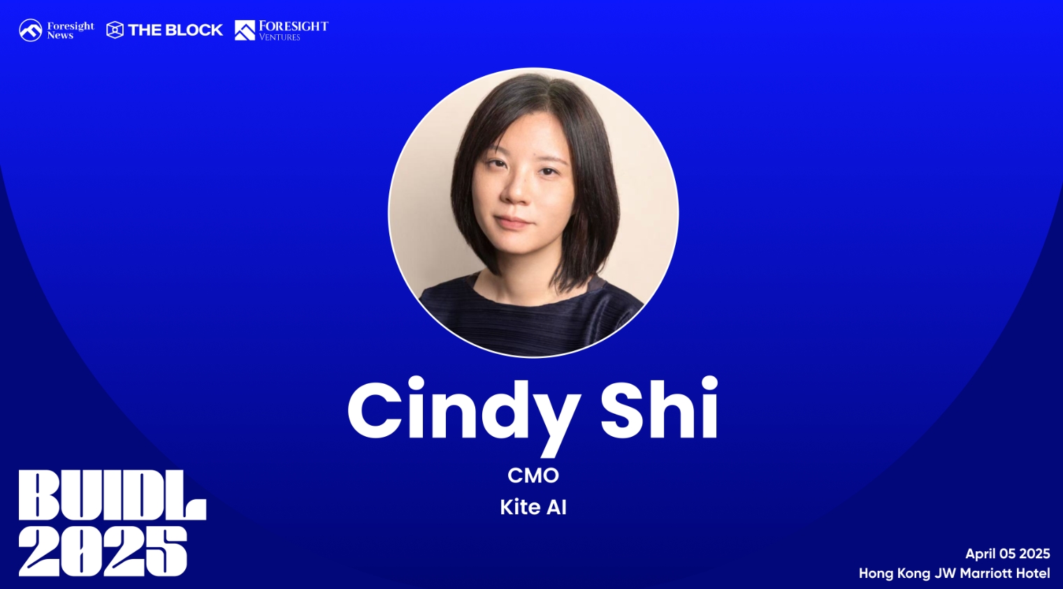 Kite AI CMO Cindy Shi 确认出席「BUIDL 2025」