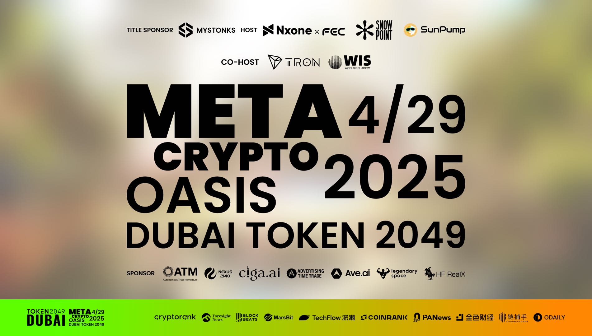 TOKEN2049 Dubai 2025 - Foresight Event