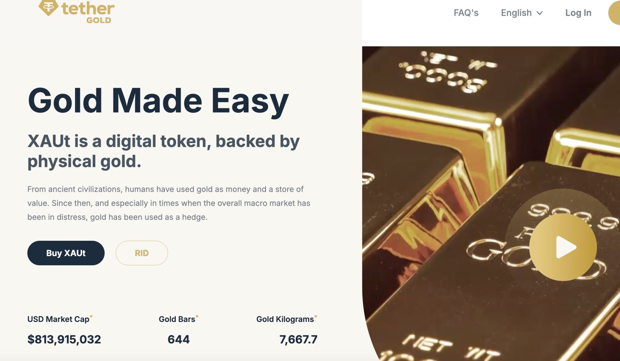 Tether hoards 80 tons of gold, a quick look at its gold token XAUT