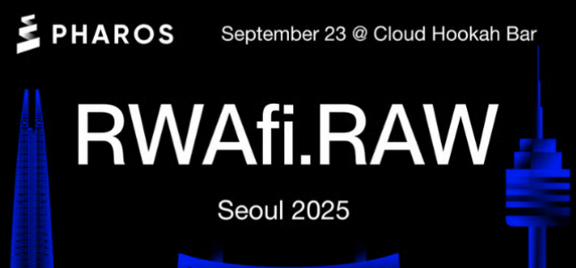 RWAfi.RAW : Pharos RWA Stakeholders Meetup & Rooftop Party @KBW