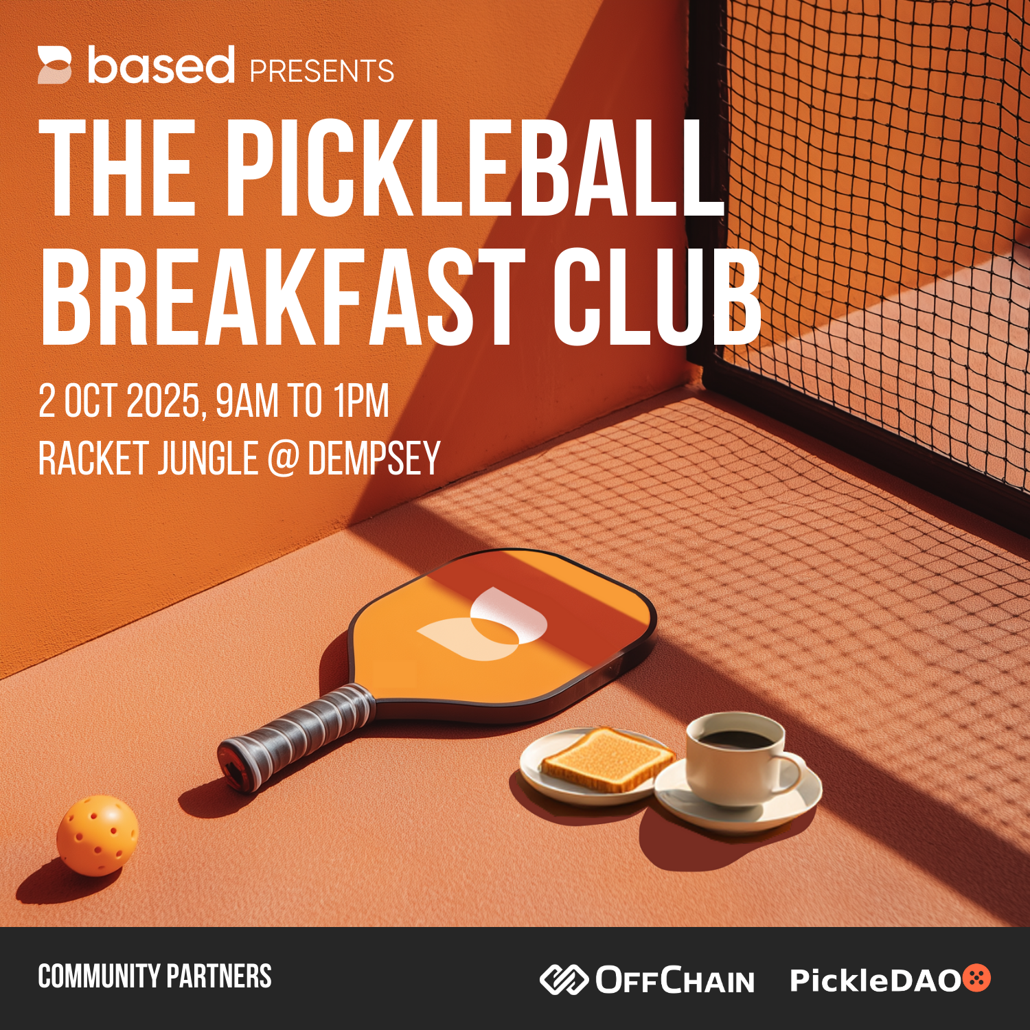 Based Pickleball Breakfast @ Token2049 Singapore 🇸🇬