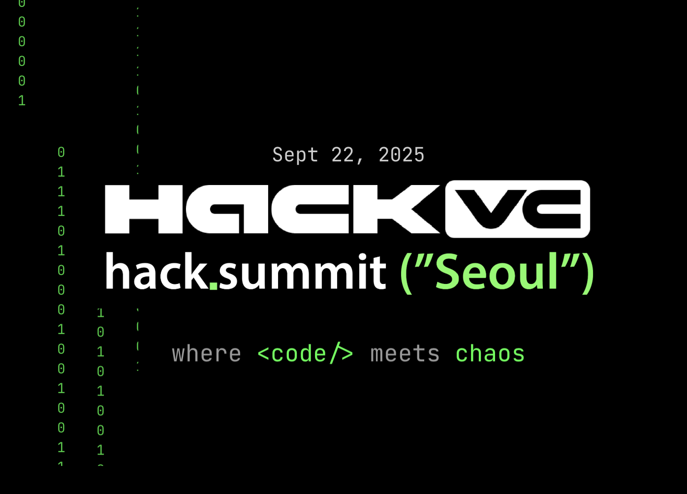 hack.summit("Seoul"): 1-Day Conf on Sept 22nd