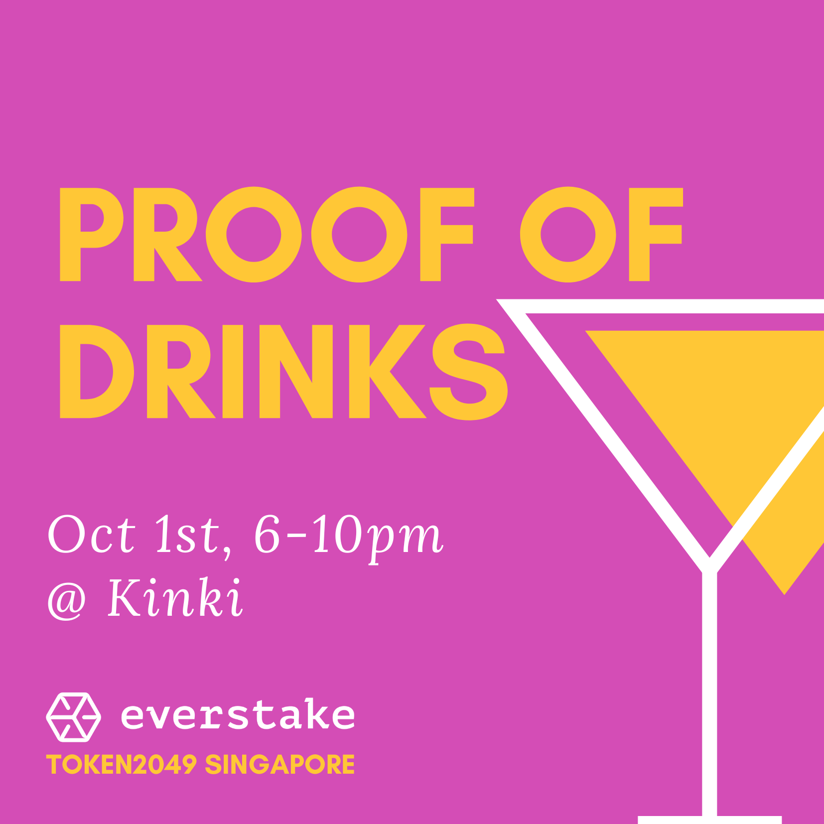 Proof of Drinks | Token2049 Singapore 🇸🇬