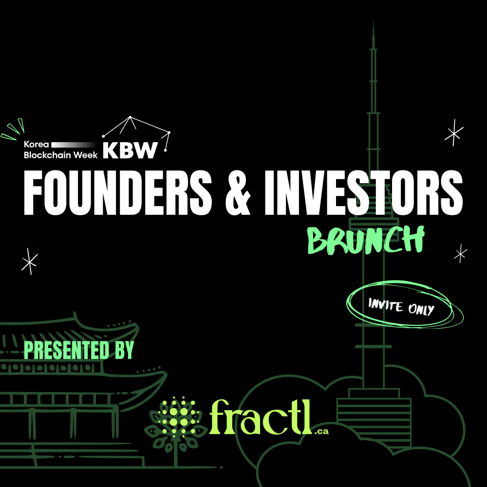Korea Blockchain Week Founders & Investors Brunch ✨ (invite only)