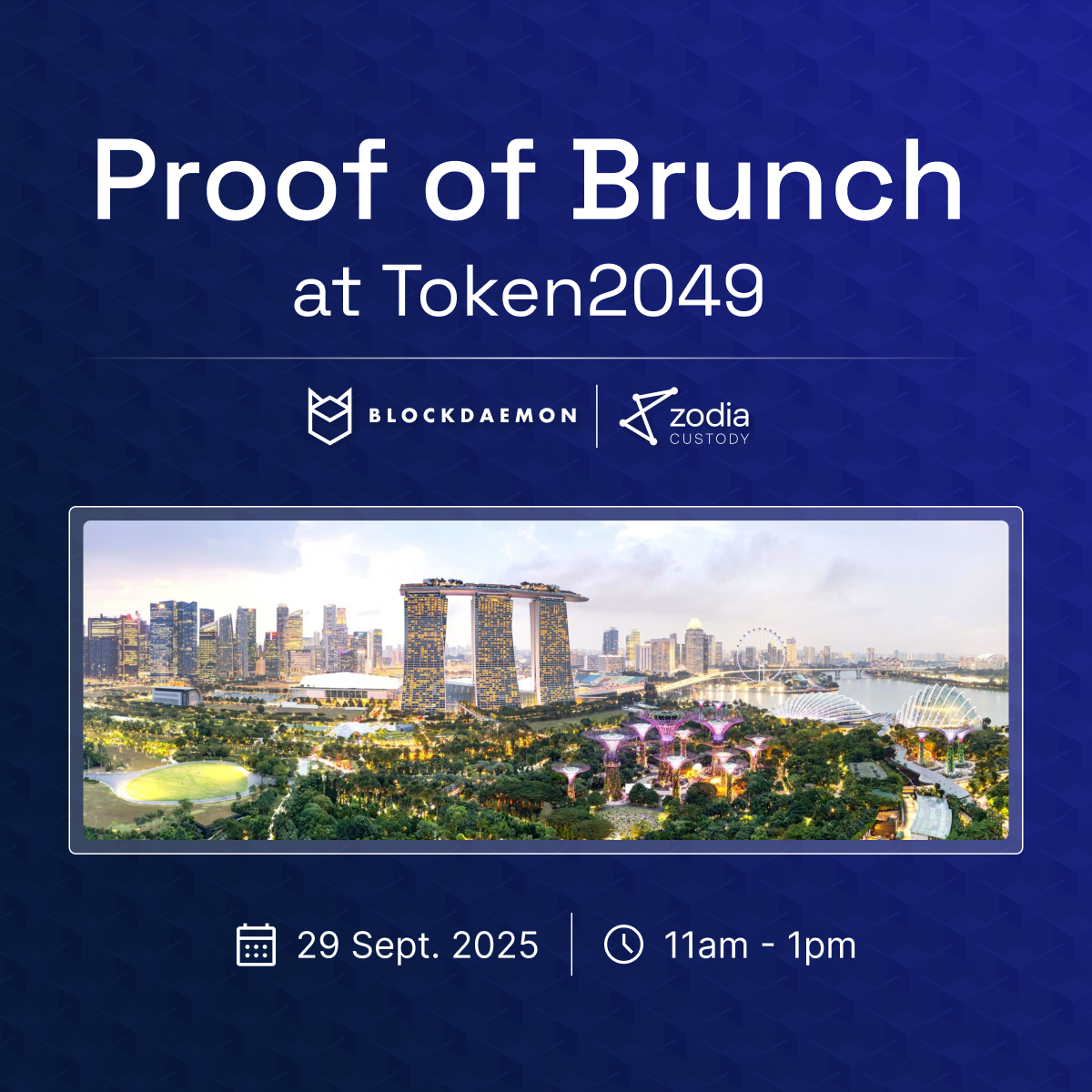 Proof of Brunch by Blockdaemon and Zodia Custody