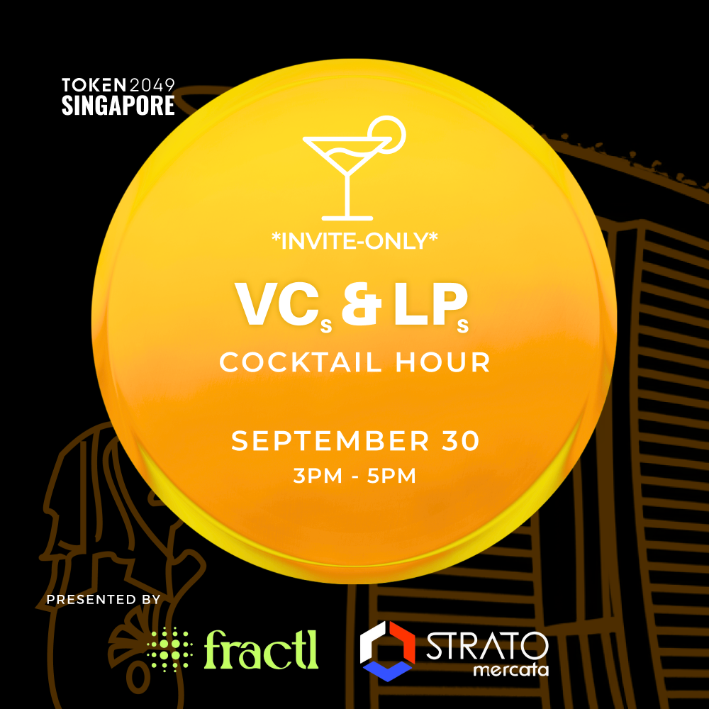 Token2049 Singapore VCs & LPs Cocktail Hour ✨ (invite only)