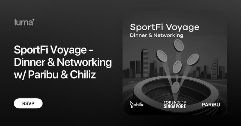 SportFi Voyage - Dinner & Networking w/ Paribu & Chiliz