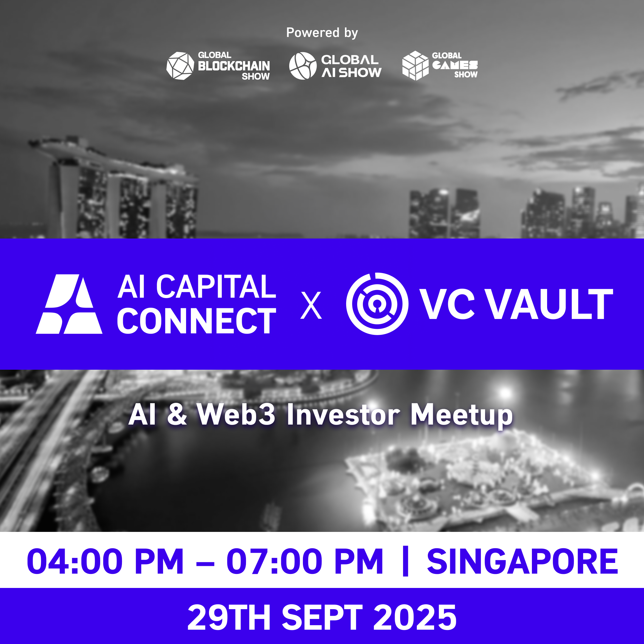 AI Capital Connect x VC Vault: AI & Web3 Investor Meetup