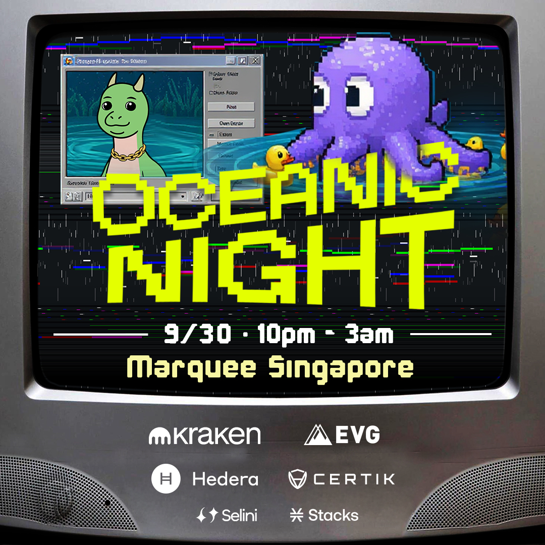 Kraken, EVG, Hedera & Certik Present: Oceanic Night @TOKEN2049
