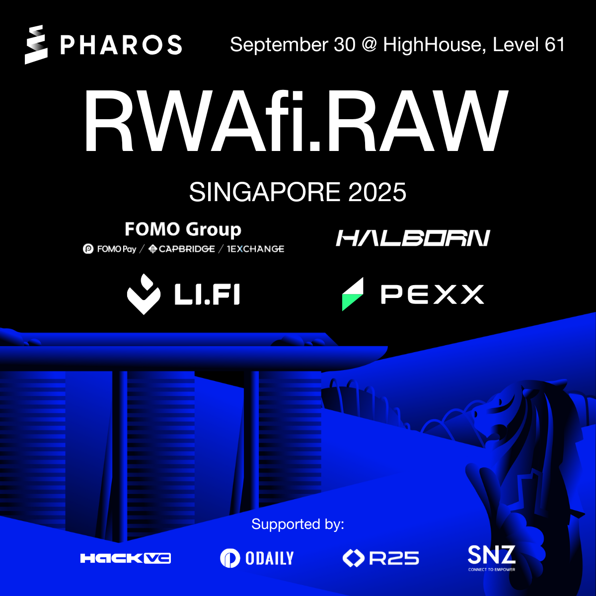 RWAfi.RAW: Token2049, Road To Mainnet Pharos Rooftop Party