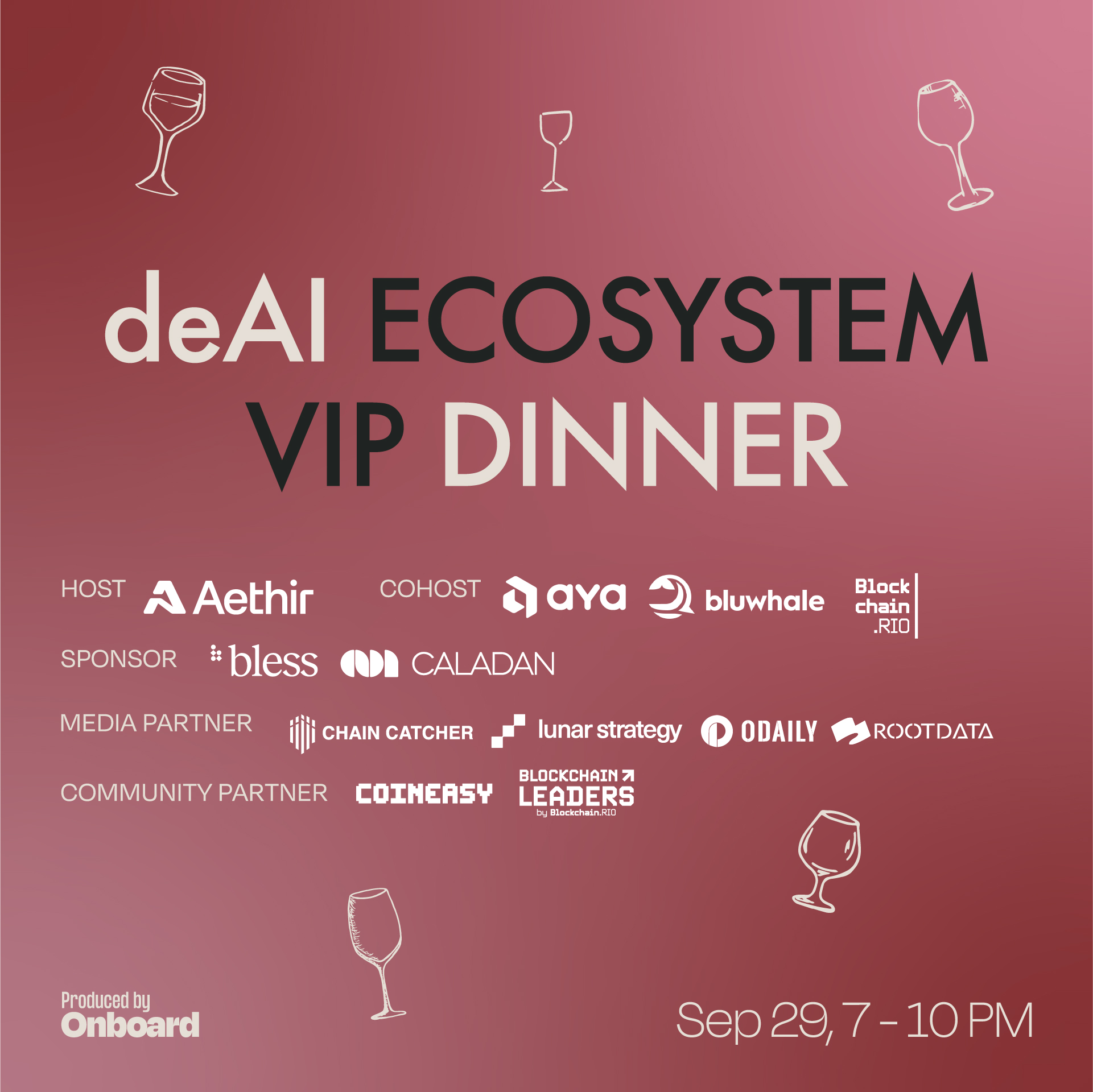 deAI Ecosystem VIP Dinner @ Token2049 Singapore