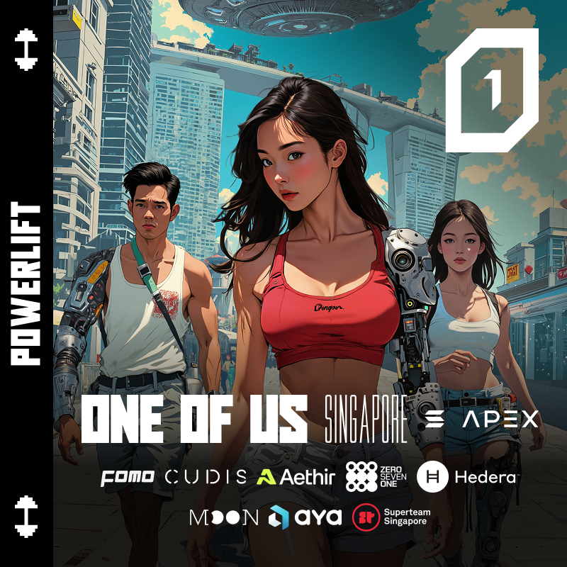 ONE OF US Lift & Coffee // Aya, Cudis, Aethir, Hedera, 071Labs, Moonring, Superteam Singapore, FOMO Magazine