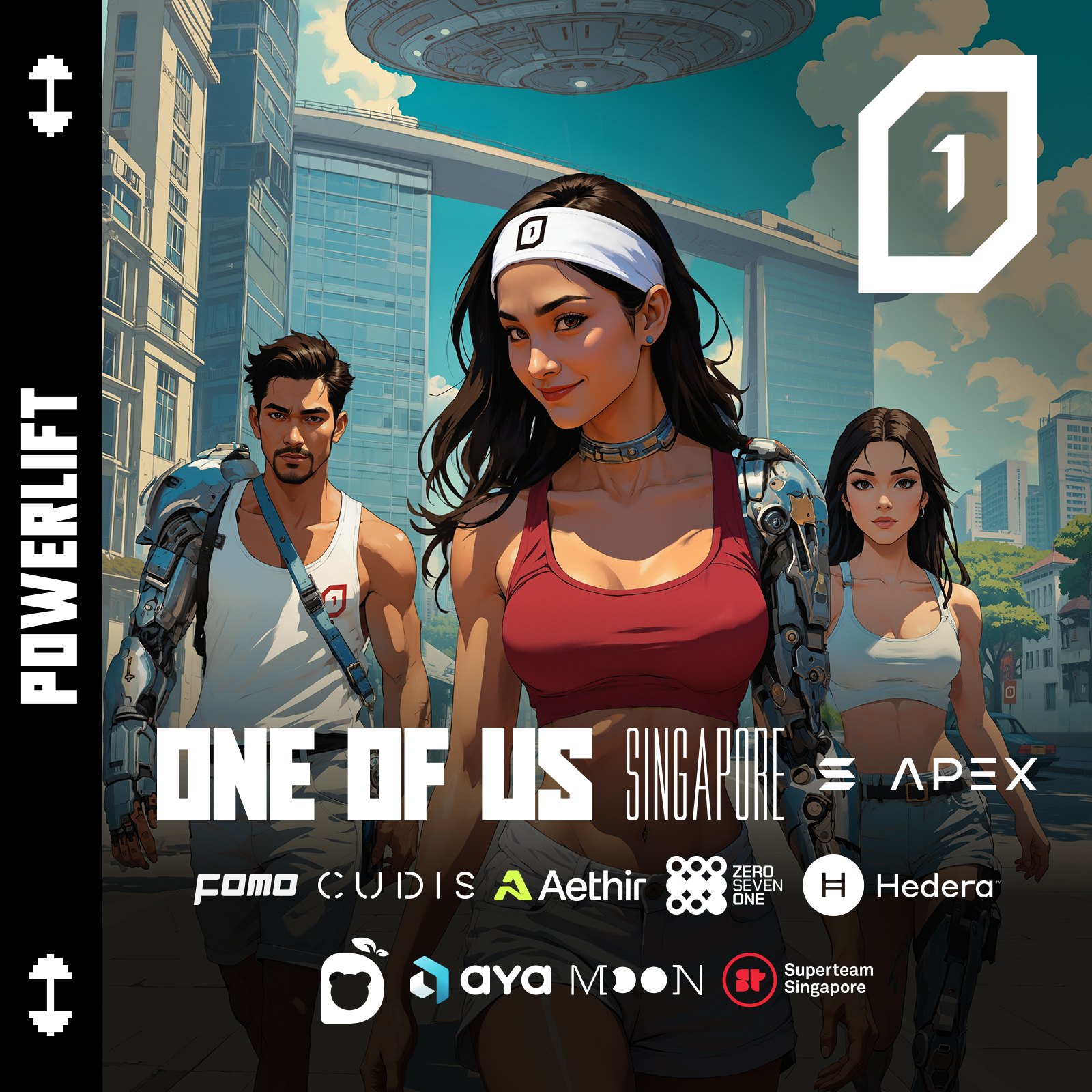 ONE OF US Lift & Coffee // Aya, Cudis, Aethir, Eden, Hedera, 071Labs, Moonring, Superteam Singapore, FOMO Magazine