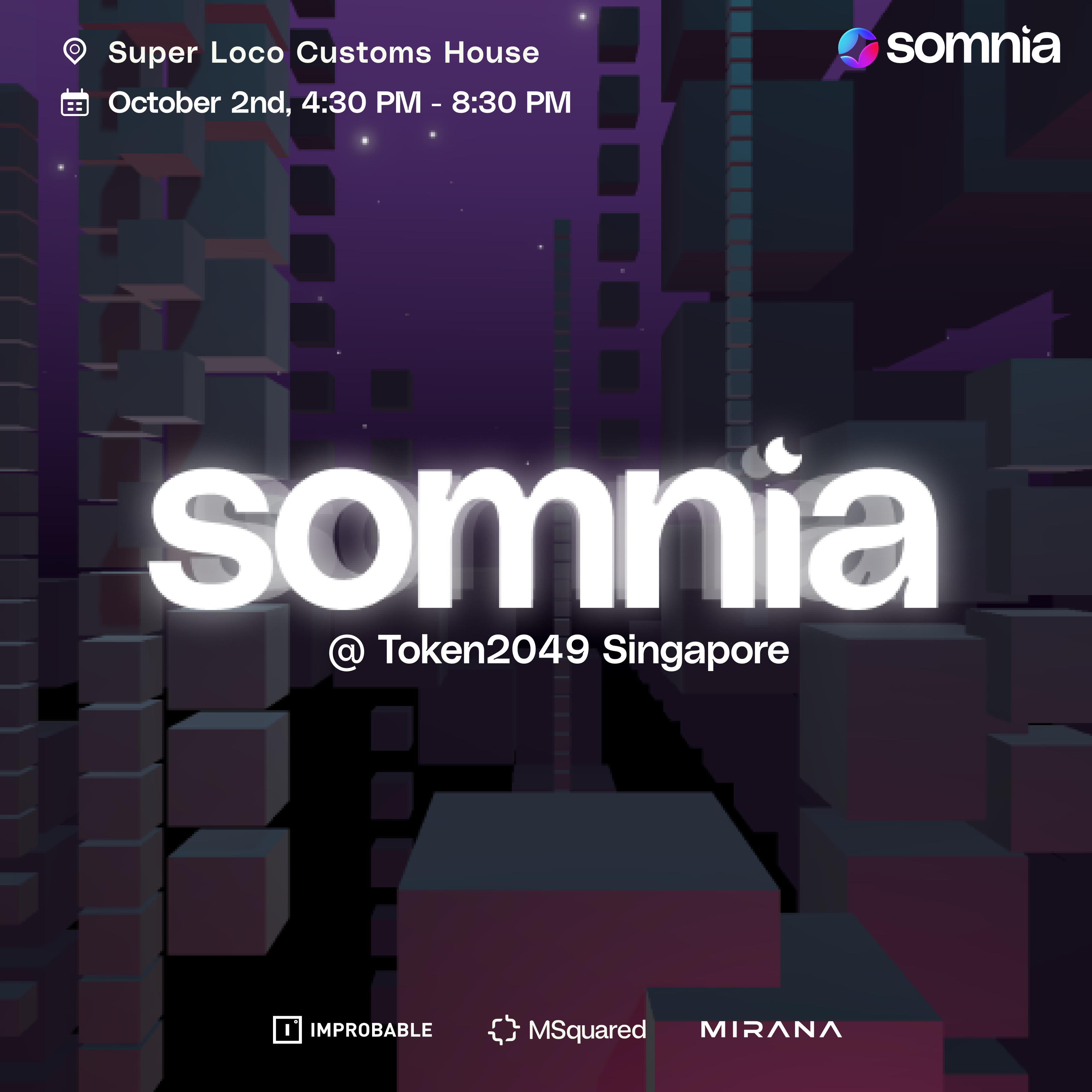 Somnia @ Token2049 Singapore