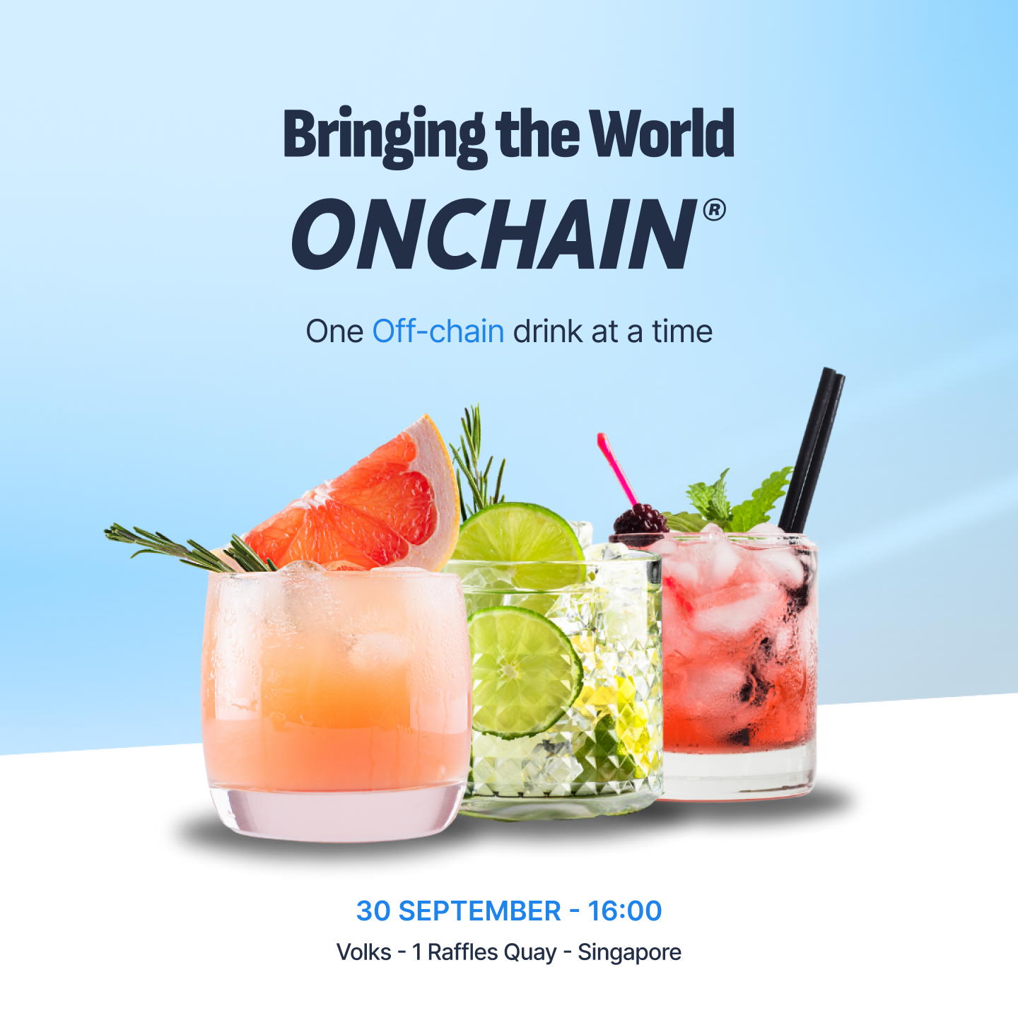 Bringing the World ONCHAIN® @ TOKEN2049 Singapore 🇸🇬