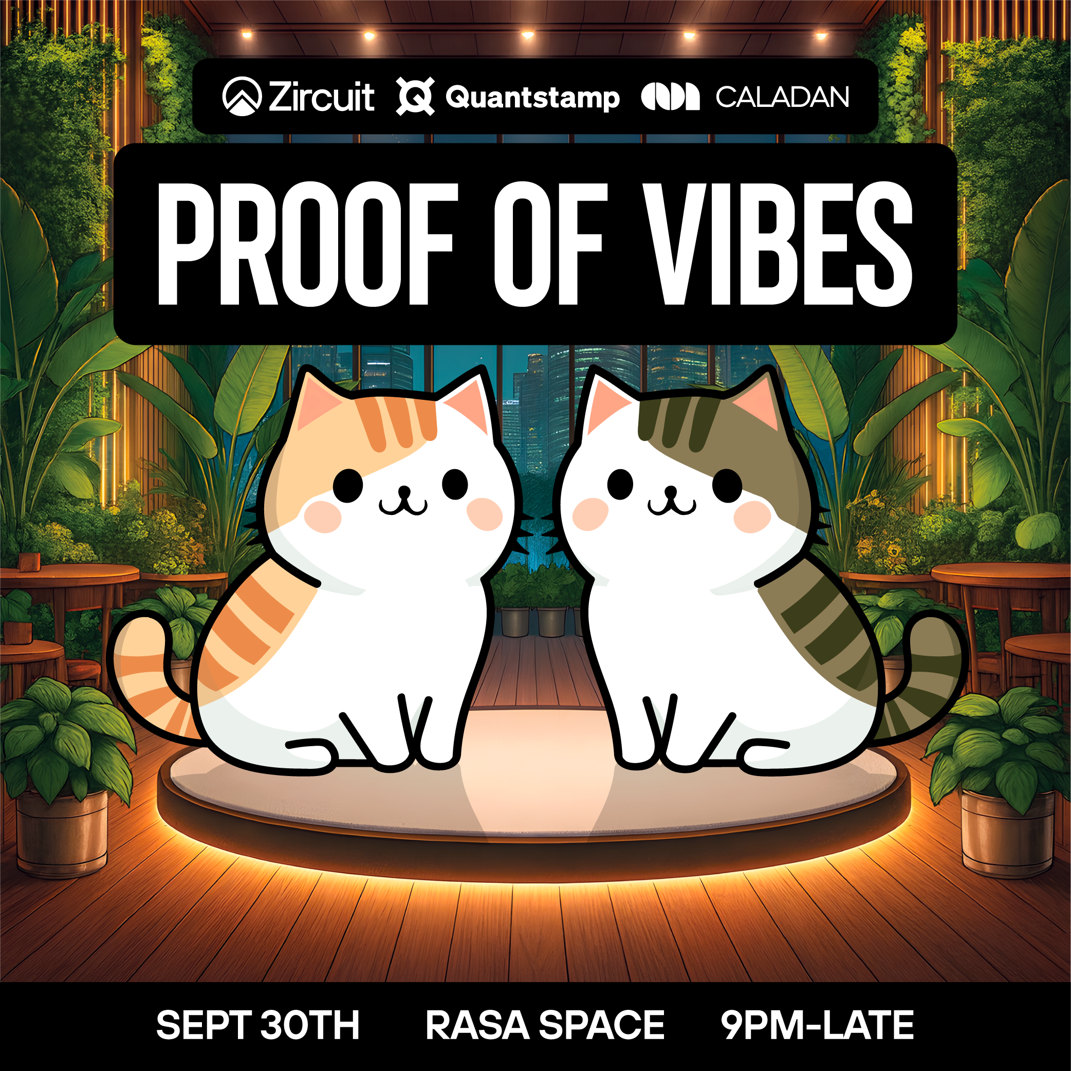 Zircuit x Quantstamp x Caladan Present Proof of Vibes | TOKEN2049 Singapore