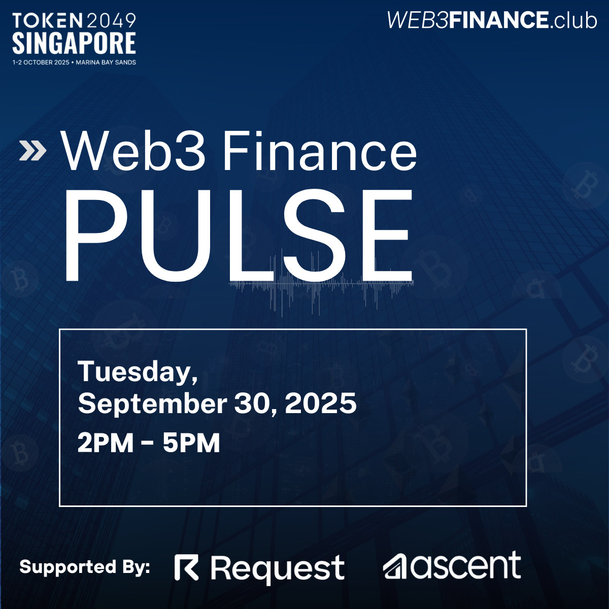 Web3Finance PULSE at TOKEN2049 Singapore
