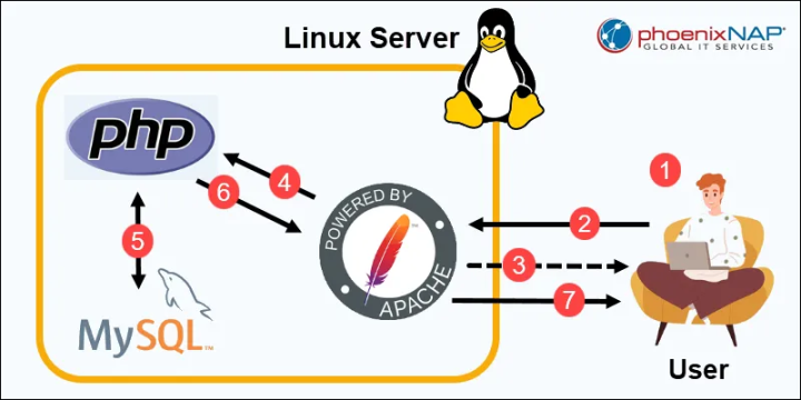 图源：https://phoenixnap.com/kb/what-is-a-lamp-stack