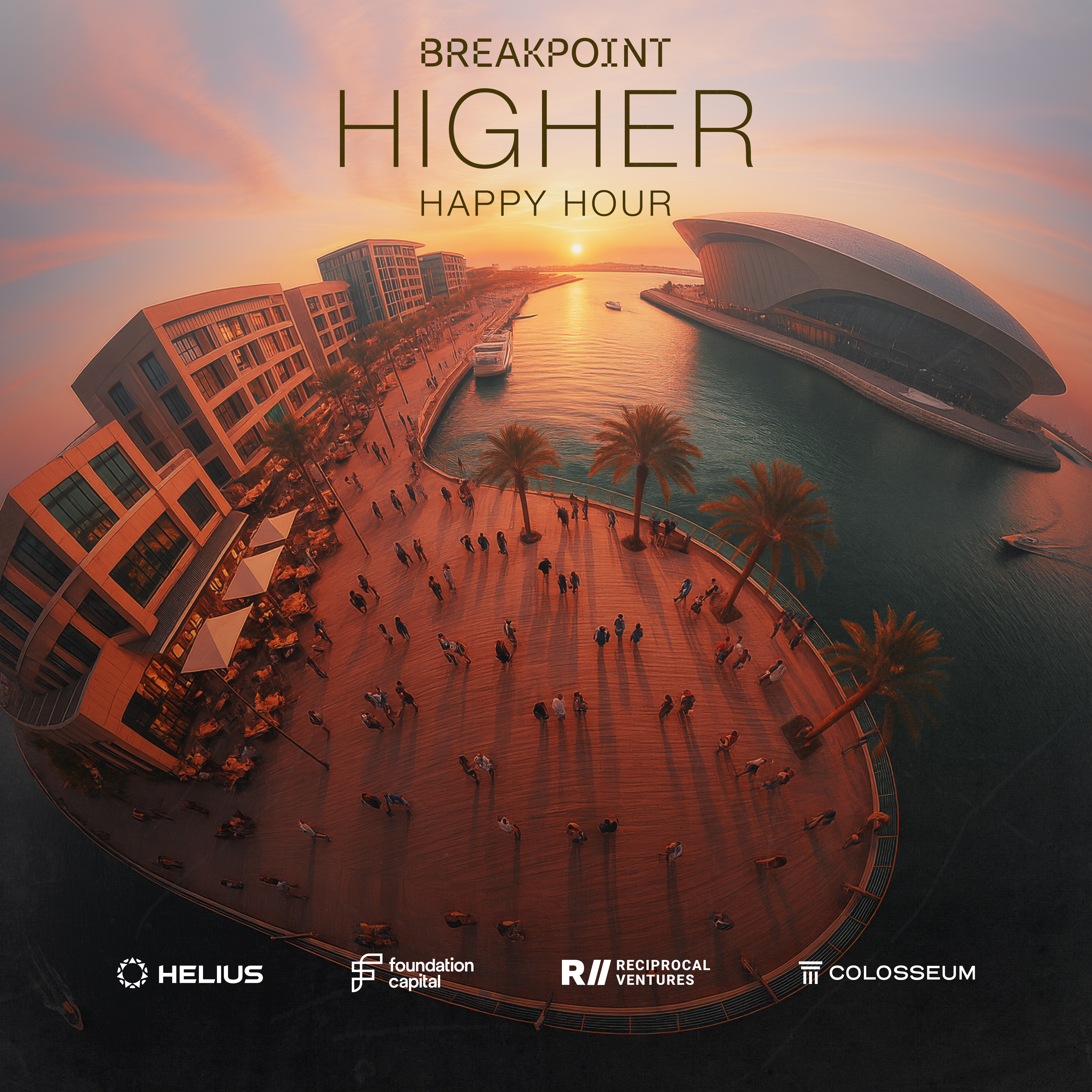 Higher: Happy Hour w/ Helius, Foundation Capital, Colosseum, and Reciprocal Ventures