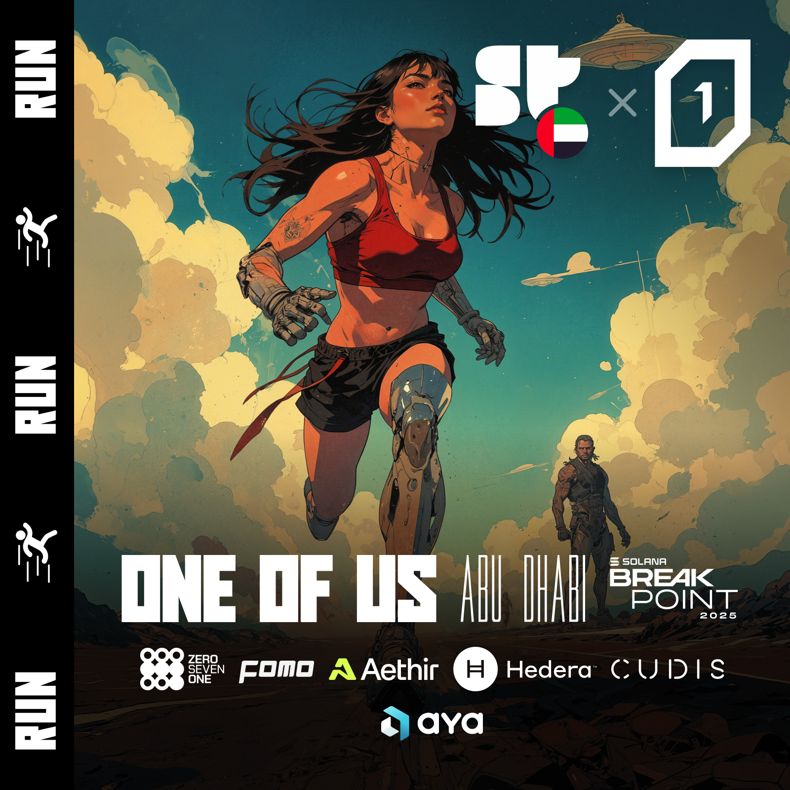 Superteam UAE x ONE OF US Run & Coffee // Aya, Cudis, 071Labs, Hedera, Aethir & FOMO Magazine