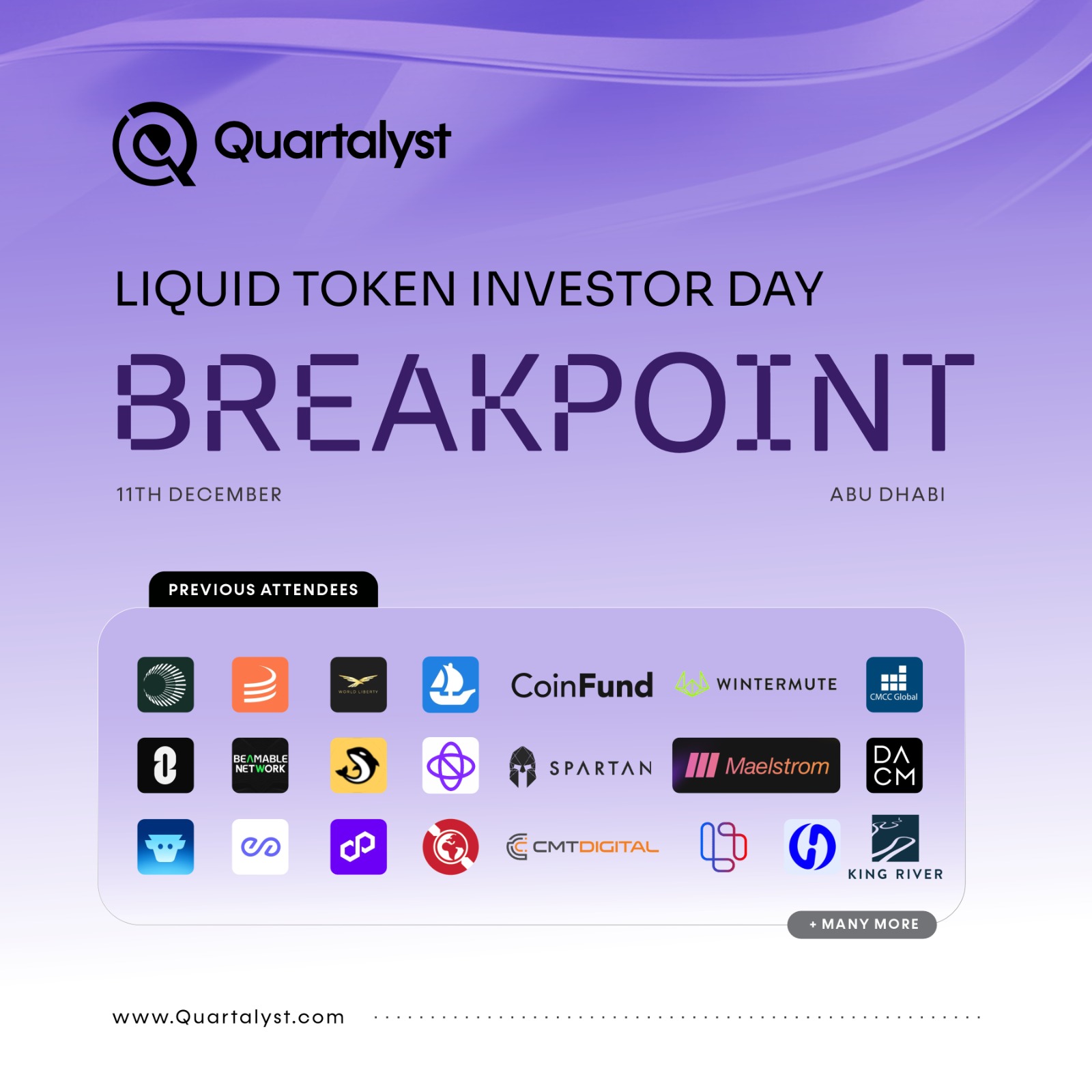 Quartalyst Token Investor Day @ Solana Breakpoint